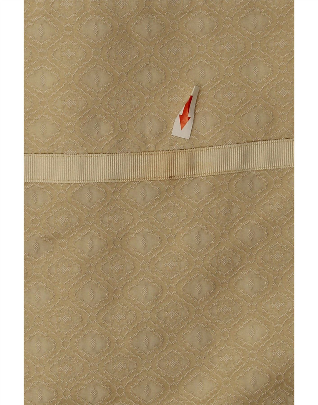 Awear Damen-A-Linien-Rock UK 12 Medium W30 Beige geometrisches Polyester