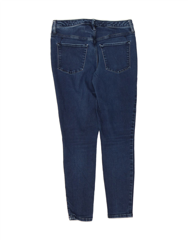 MOSSIMO Womens High Rise Skinny Jeans US 8 Medium W29 L27 Navy Blue Vintage Mossimo and Second-Hand Mossimo from Messina Hembry 
