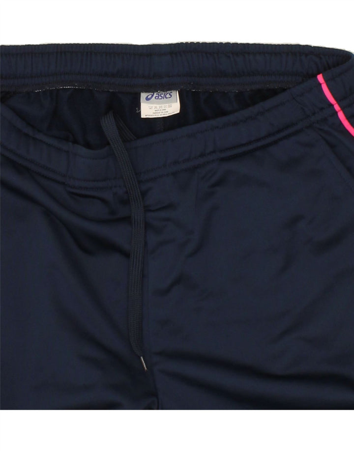 ASICS Mens Tracksuit Trousers Joggers Medium Navy Blue Polyester Vintage Asics and Second-Hand Asics from Messina Hembry 
