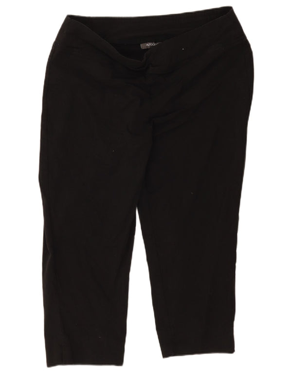 Marks & Spencer Damen Autograph Caprihose UK 18 XL W36 L21 Schwarz