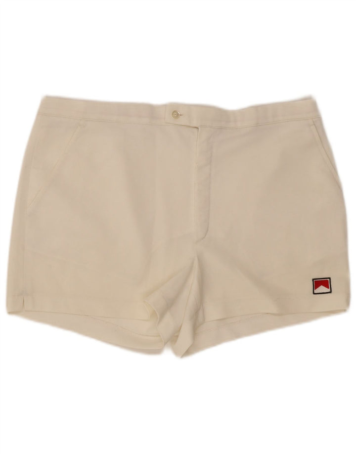 Marlboro Mens Chino Shorts IT 54 2XL W36  White