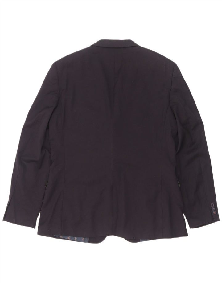 Ted Baker Herren-Blazer mit moderner Passform und 2 Knöpfen, Größe 42, XL, marineblaue Wolle
