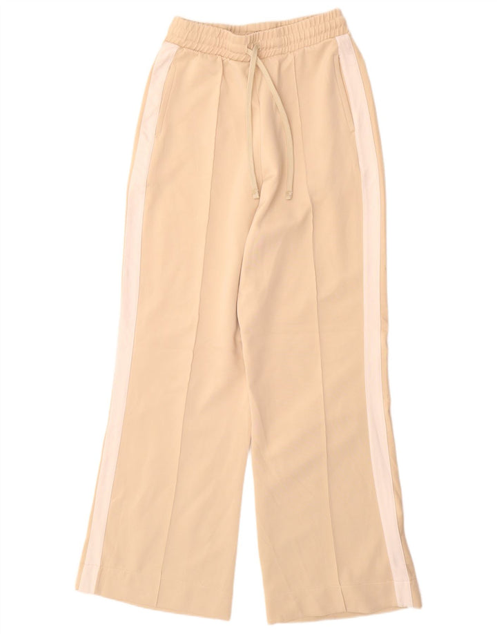 Zara Damen-Trainingshose, UK 12, Mittelbeige, Farbblock