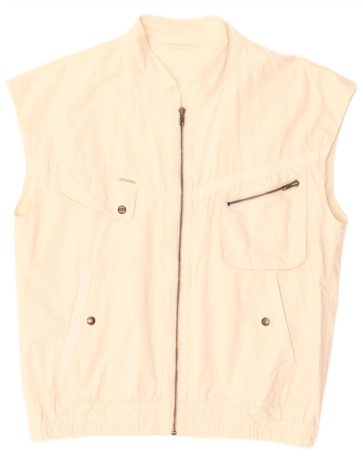 Explorer Herren-Utility-Gilet UK 38 aus mittelweißer Baumwolle