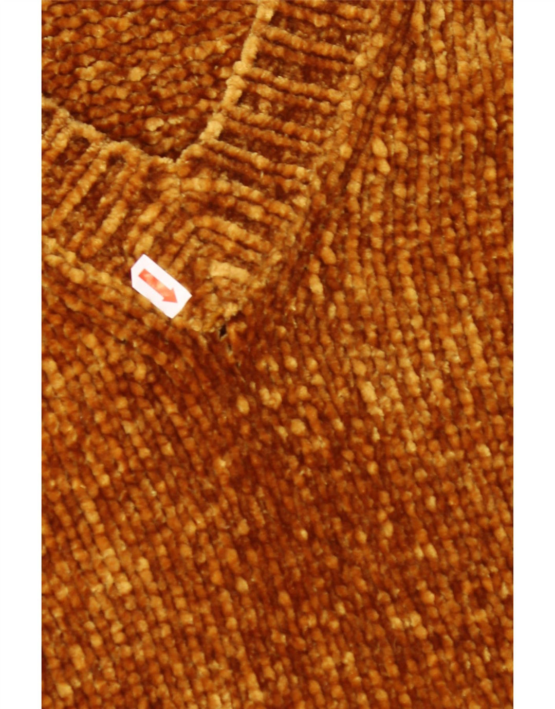 ZARA Damen-Pullover, übergroß, V-Ausschnitt, Gr. 14, Mittelbraun, Elastomer