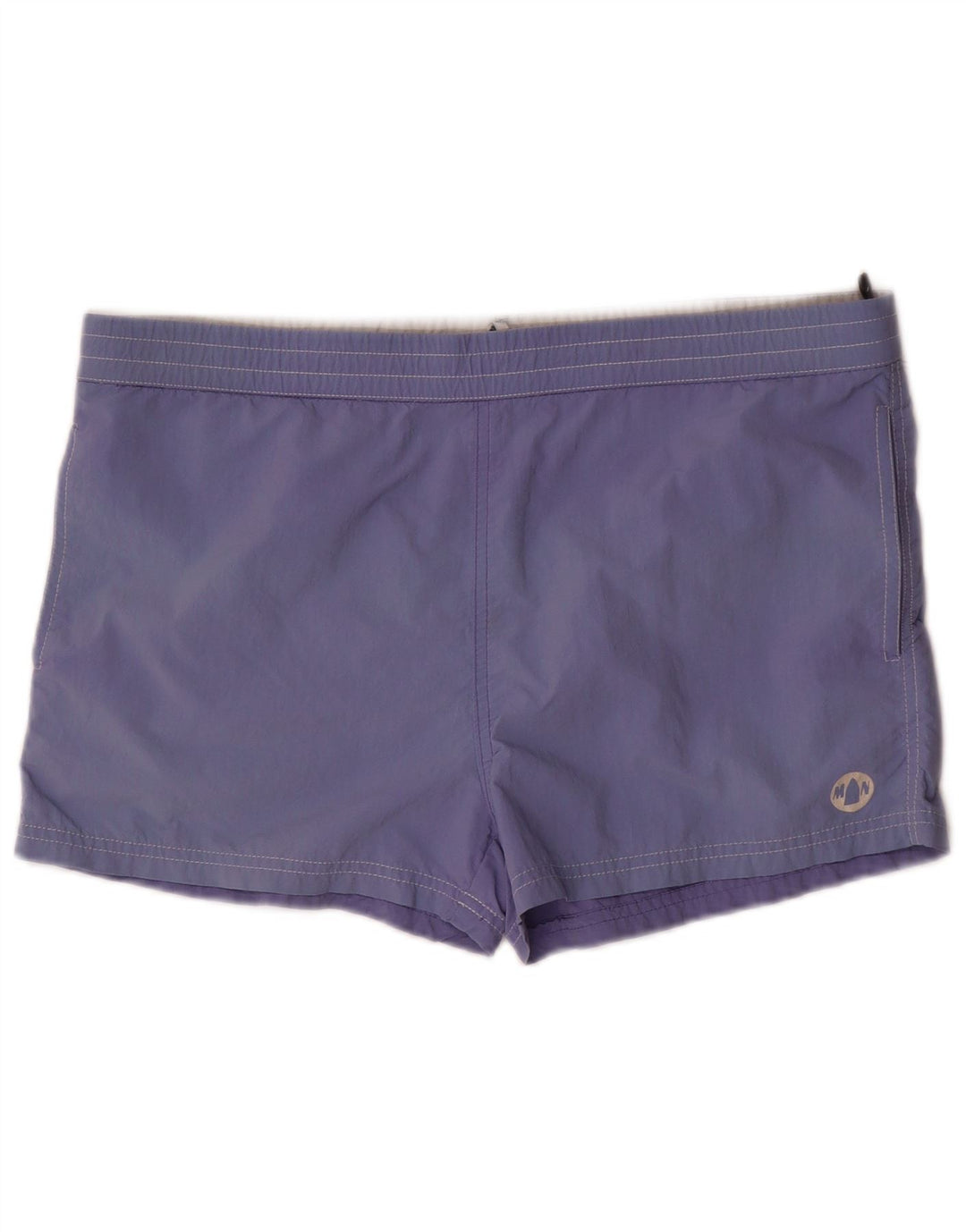 MURPHY & NYE Herren Sailmakers Badeshorts, Größe L, aus blauem Nylon