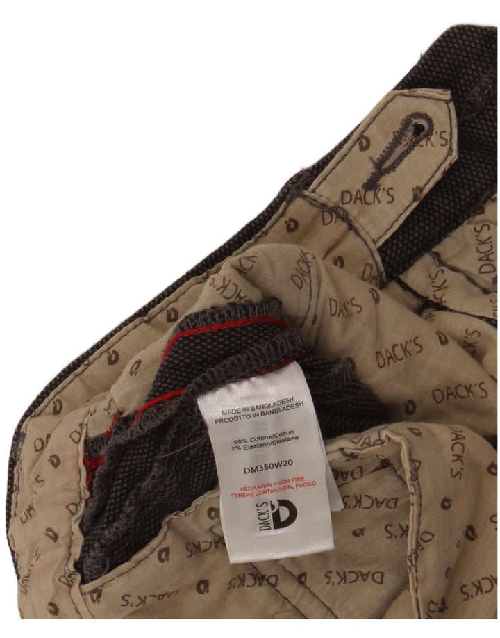 DACK'S Slim-Anzughose für Herren, Größe 46, Größe S, W30, L28, Grau, Baumwolle