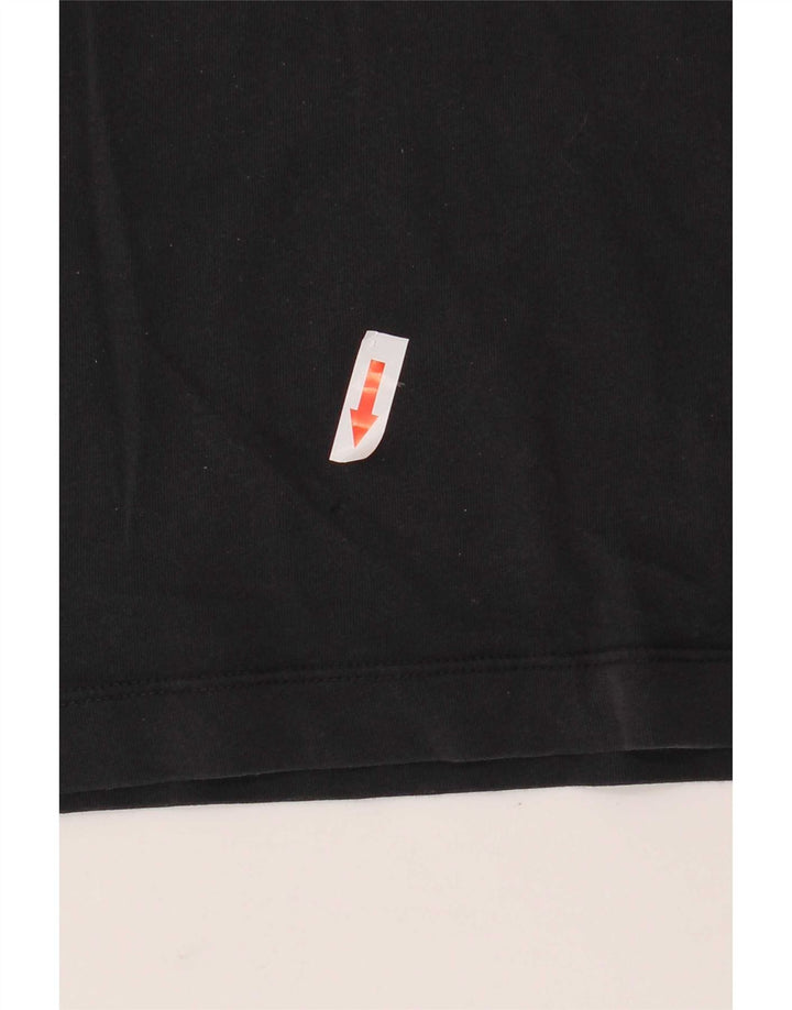 Jordan Herren-T-Shirt mit Grafik, Größe S, schwarze Baumwolle
