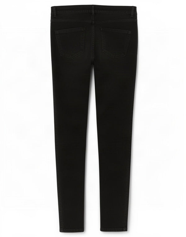 Zara Skinny-Freizeithose für Damen, Größe M, W28, L28, Schwarz