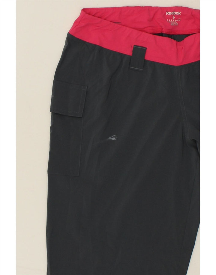 REEBOK Womens Tracksuit Trousers UK 10 Small Grey Polyester Vintage Reebok and Second-Hand Reebok from Messina Hembry 