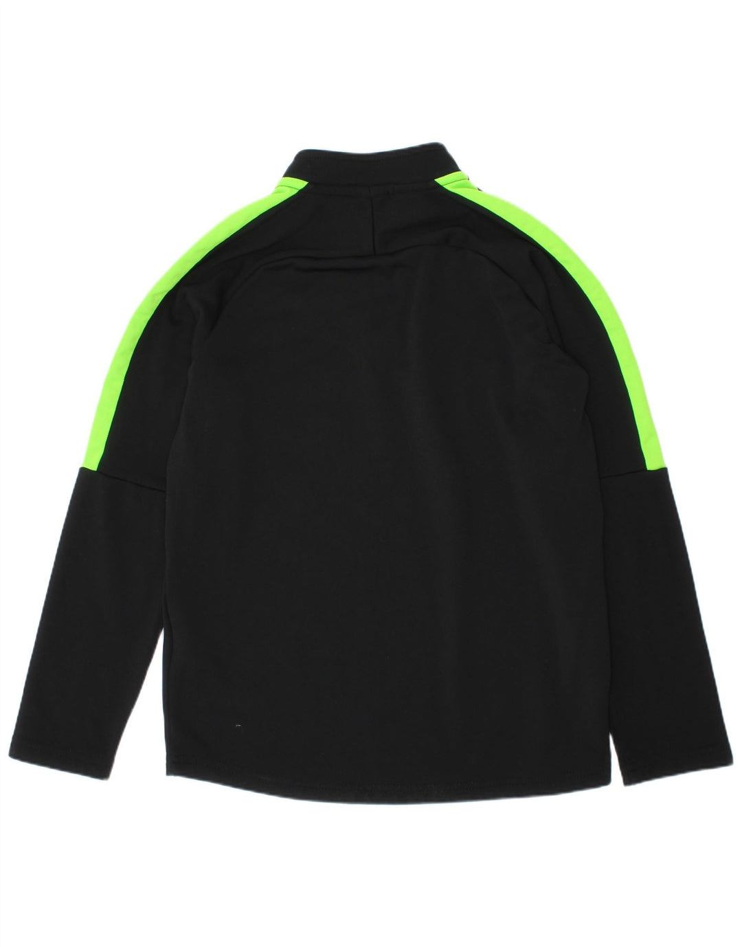 Nike Dri Fit Pullover-Trainingsanzugoberteil für Jungen, 8–9 Jahre, Größe S, Schwarz, Farbblock