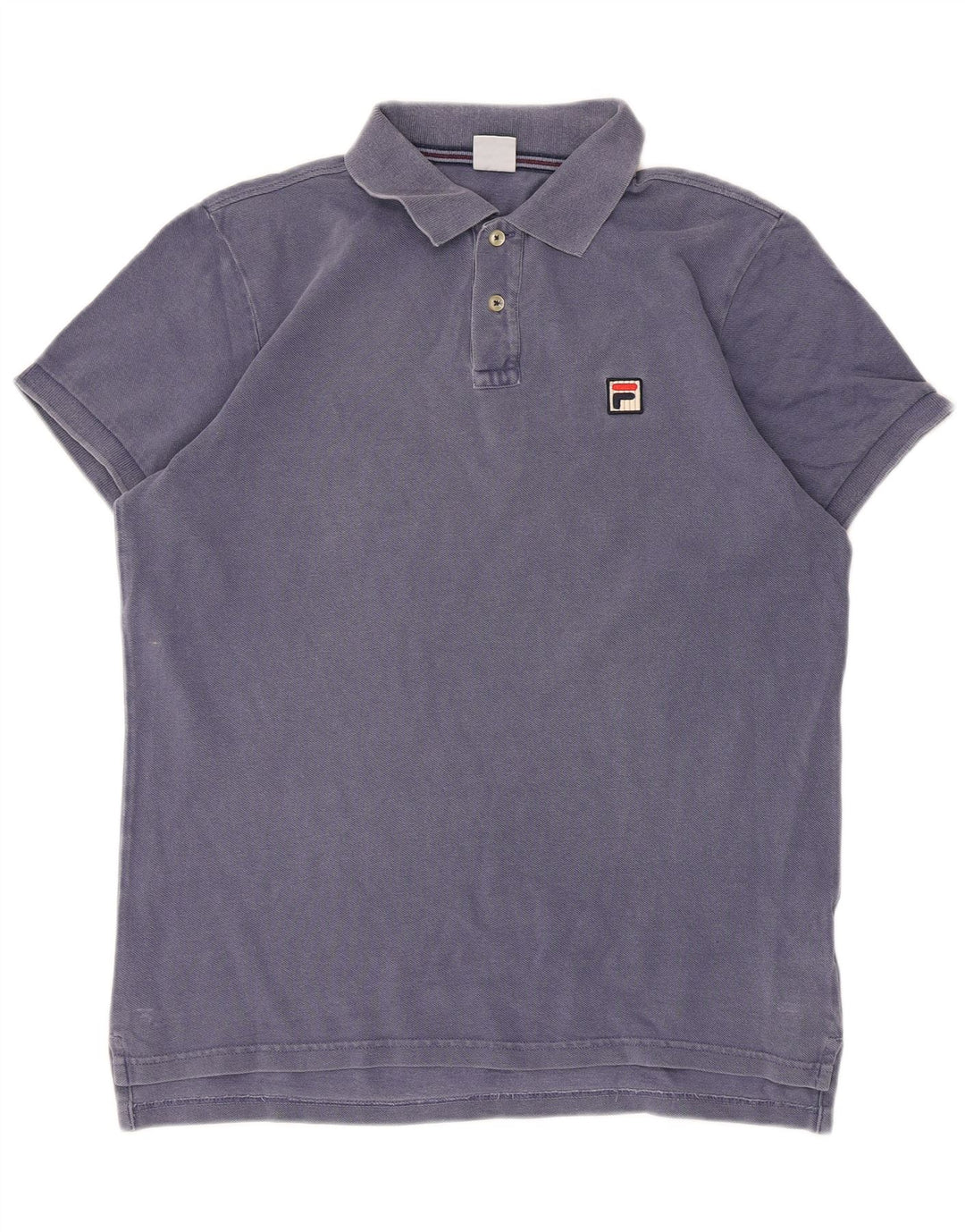 Fila Herren Poloshirt IT 58 Mittelblaue Baumwolle