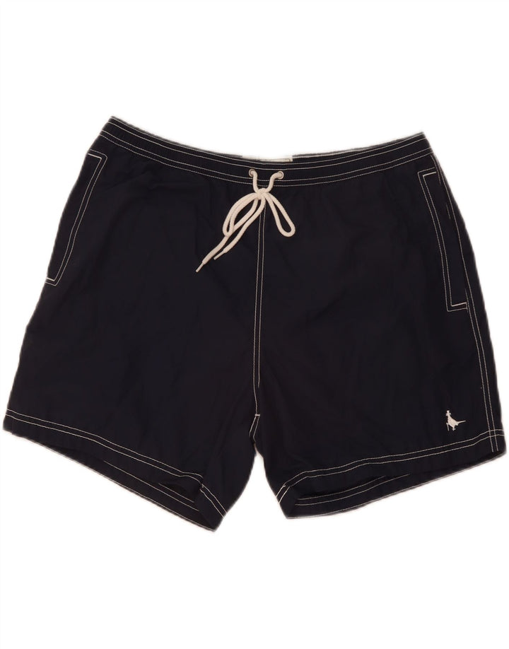 JACK WILLS Herren-Badeshorts, groß, marineblau, Baumwolle
