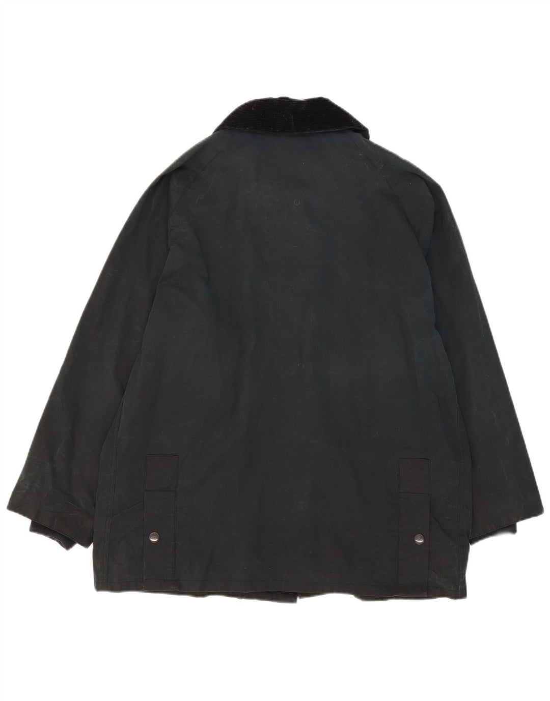 Zara Herrenjacke aus gewachster Baumwolle, UK 38, mittelmarineblaue Baumwolle