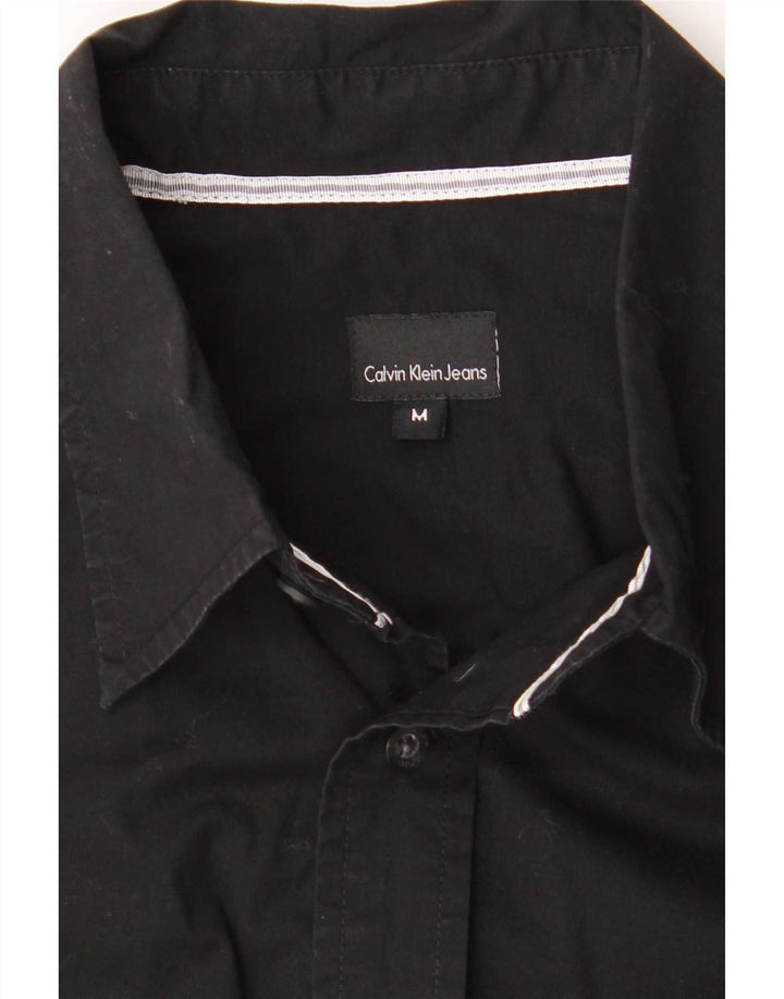 Calvin Klein Jeans Herrenhemd Mittelschwarze Baumwolle