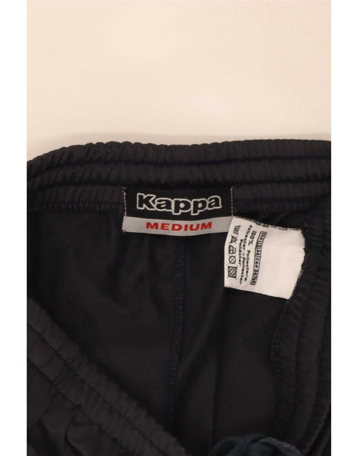 Kappa Herren-Trainingshose, Mittelschwarzes Farbblock-Polyester