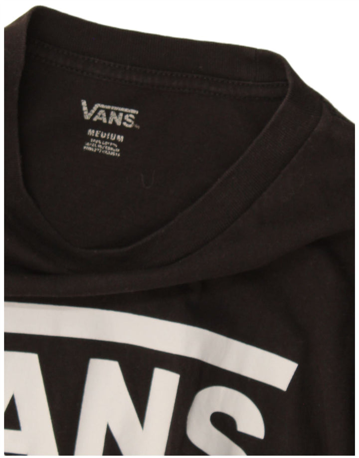 Vans Herren Grafik-Oberteil, langärmelig, mittelschwarz, Baumwolle