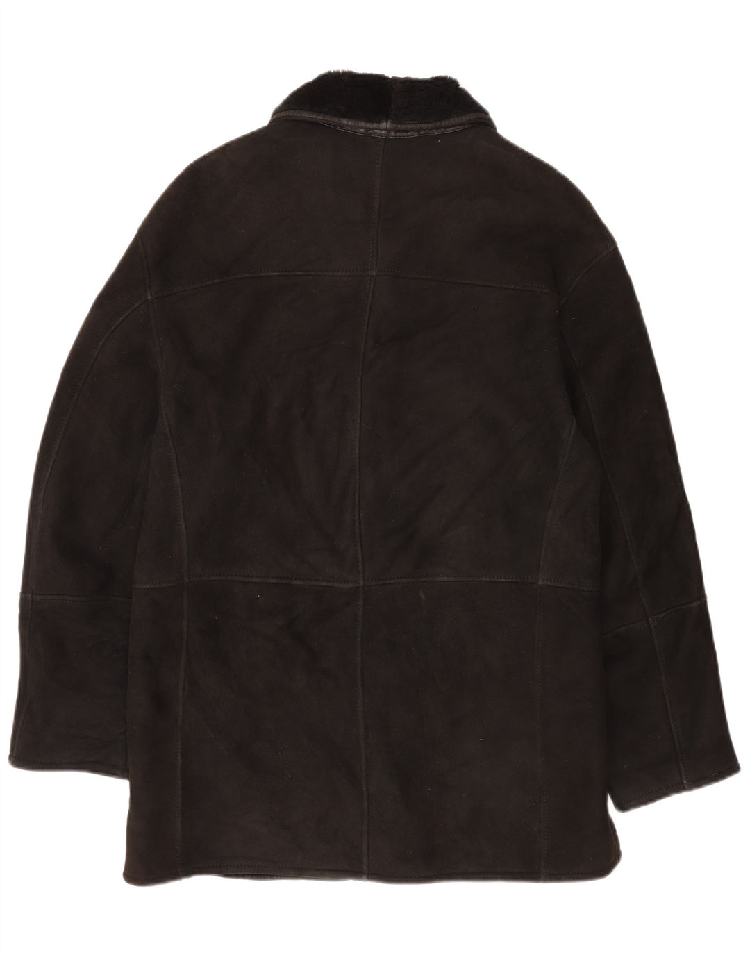 Gimo's Herren Shearling Jacke UK 40 Large Schwarz