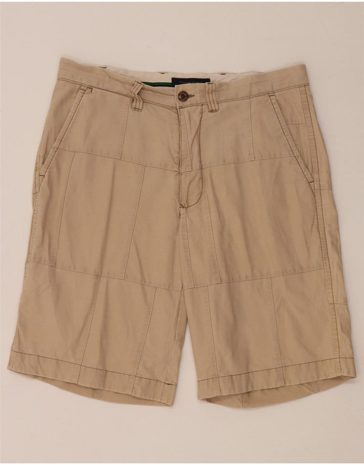 TOMMY HILFIGER Herren Chino Shorts W32 Mittelbeige Baumwolle