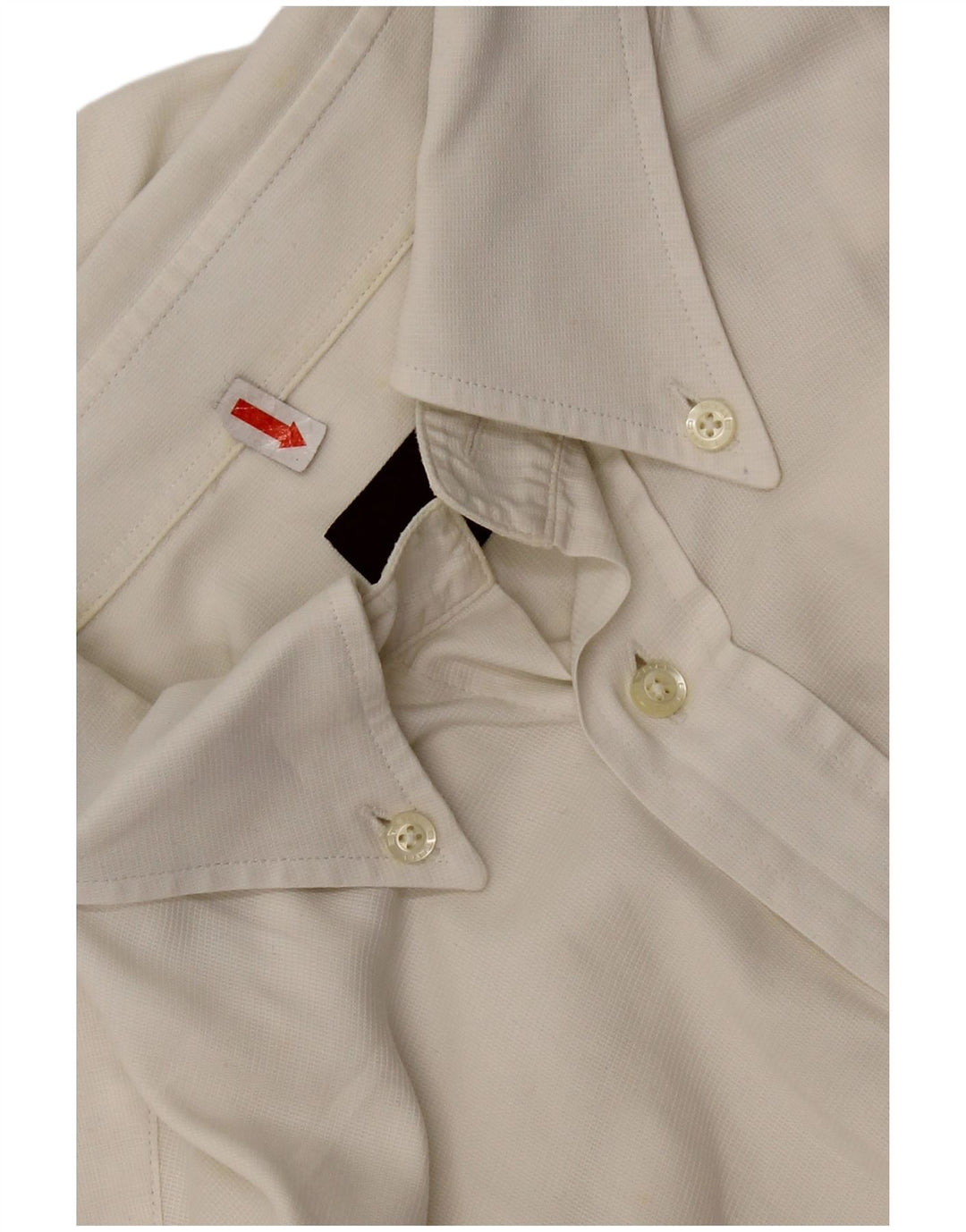 Etro Herrenhemd, Größe 42, groß, cremefarbene Baumwolle