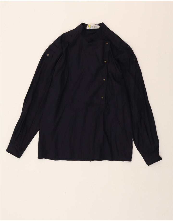 Laurel Damen-Pulloverhemd mit lockerer Passform, EU 34, XS, marineblaue Baumwolle