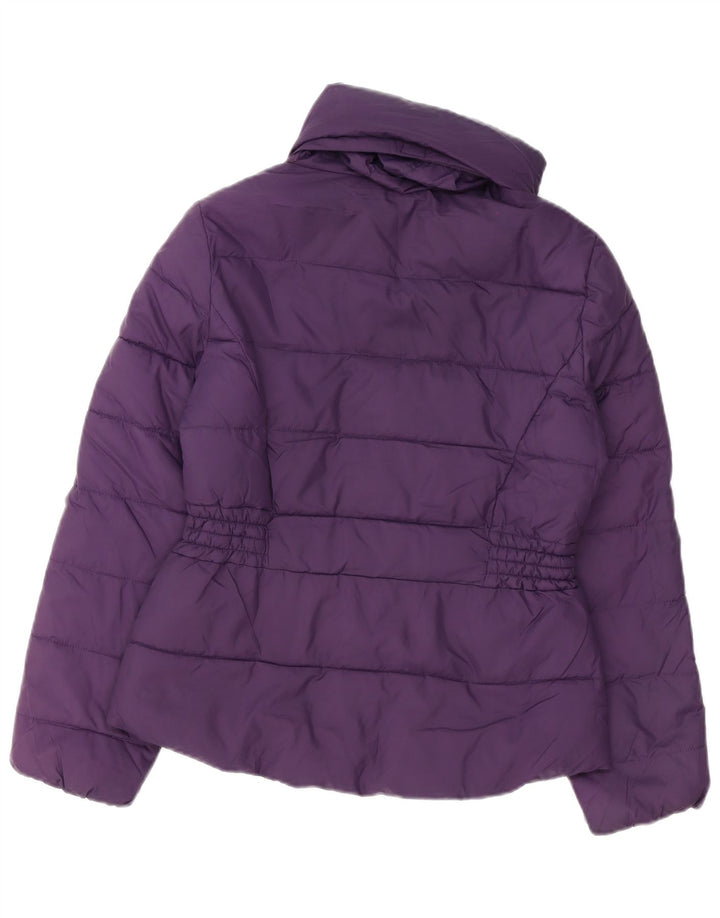 Marks & Spencer Damen Übergroße wattierte Jacke UK 10 Small Lila Polyester