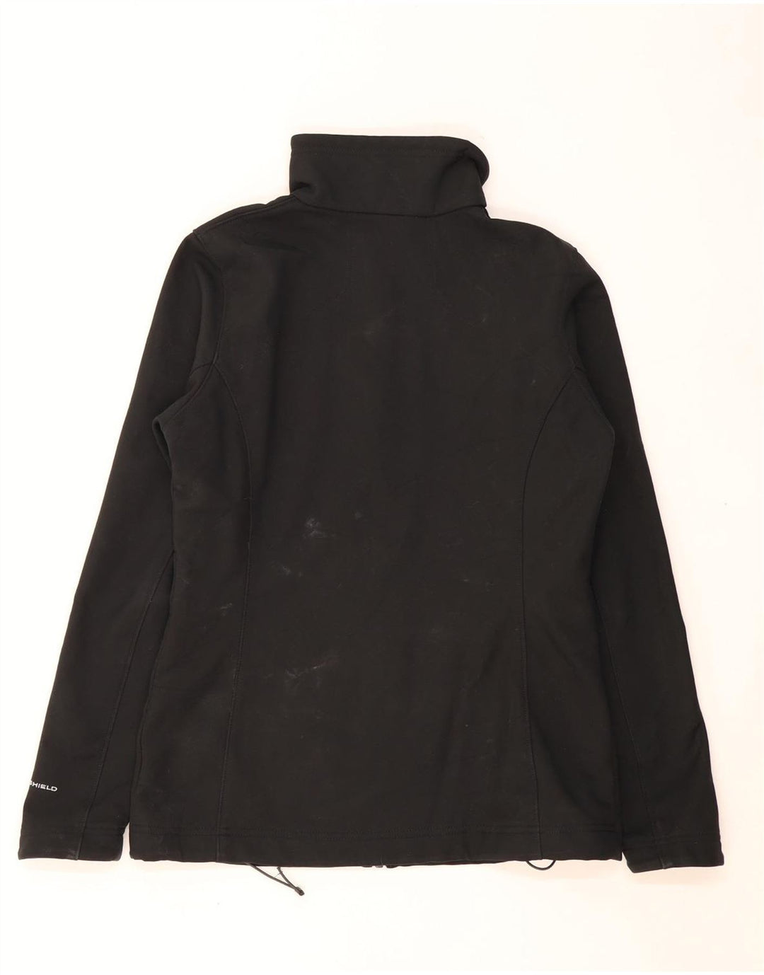 COLUMBIA Damen Omni-Shield Trainingsanzug Top Jacke UK 14 Medium Schwarz