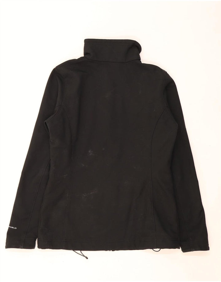 COLUMBIA Damen Omni-Shield Trainingsanzug Top Jacke UK 14 Medium Schwarz