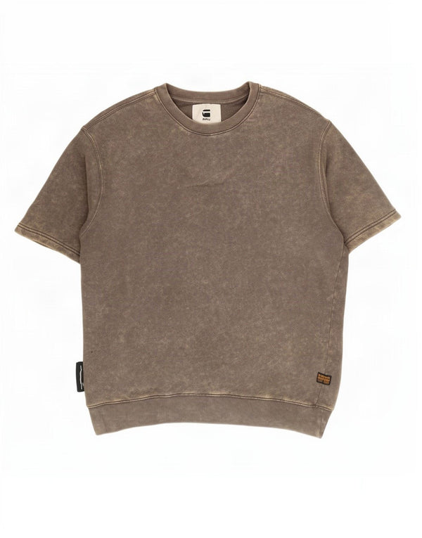 G-Star Herren T-Shirt Top Large Grau Baumwolle