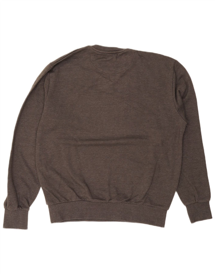 ELLESSE Herren-Sweatshirt mit Grafik, XL, graue Baumwolle