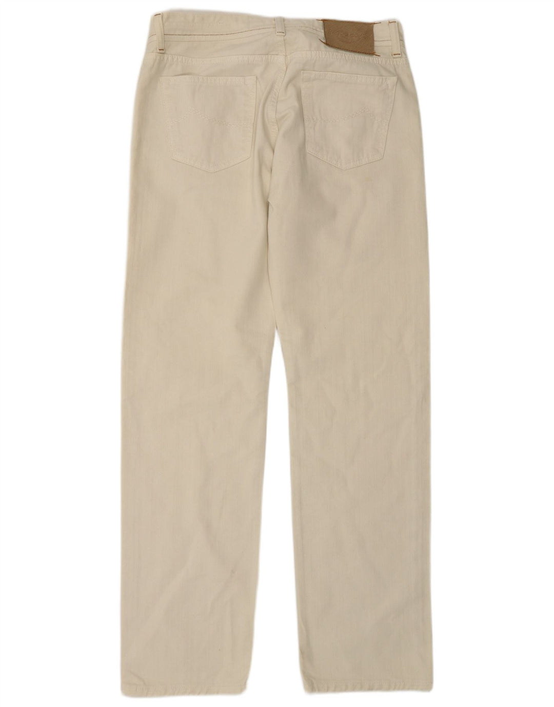 Jacob Cohen Herren Straight Jeans W35 L34 Beige Baumwolle
