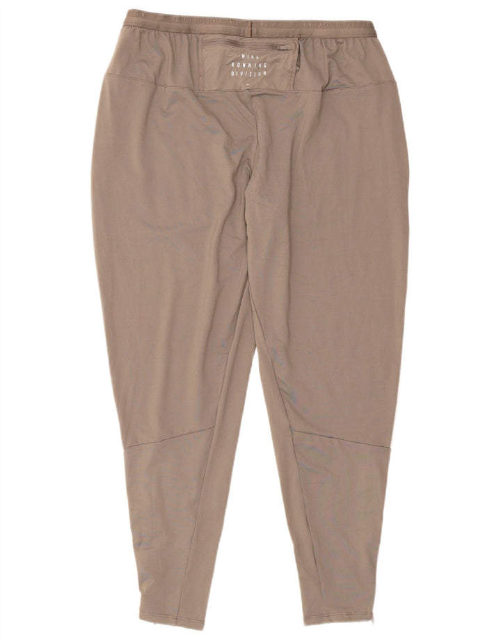 Nike Herren Therma-Fit-Trainingshose, großes grau meliertes Polyester