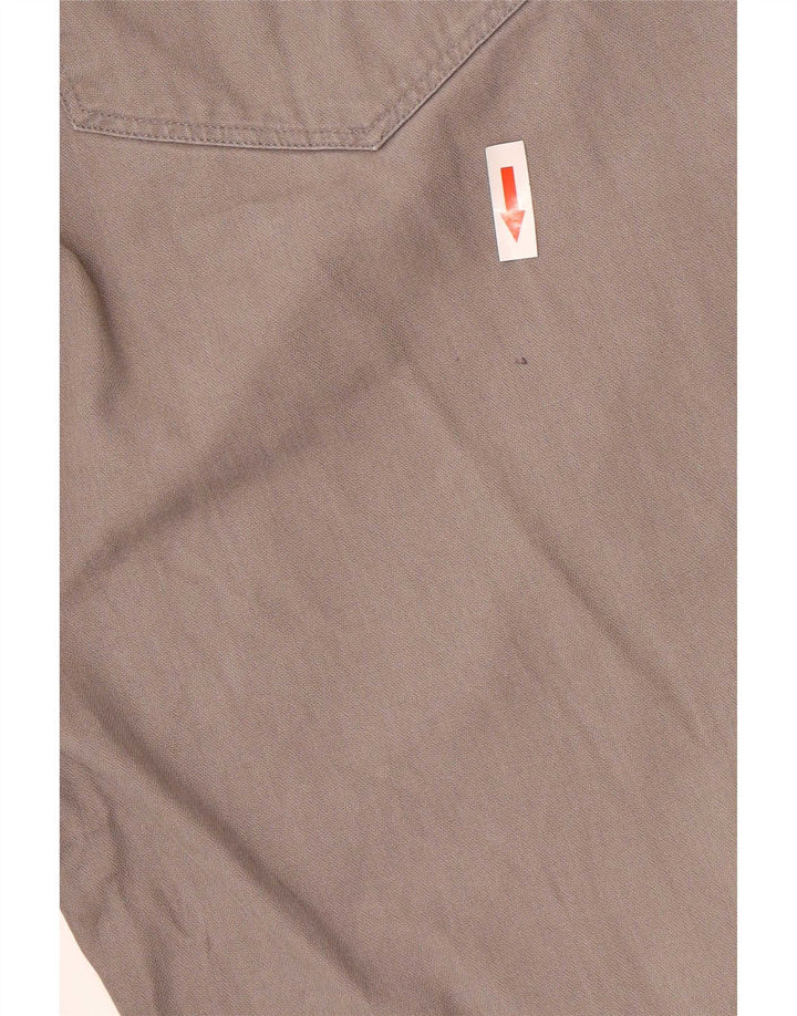 Marks & Spencer Herren Autograph gerade geschnittene Hose W40 L25 Grau