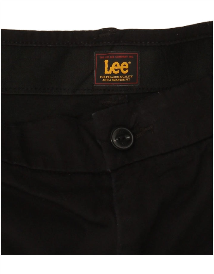 LEE Gerade Chino-Hose für Damen, W30, L31, Schwarz