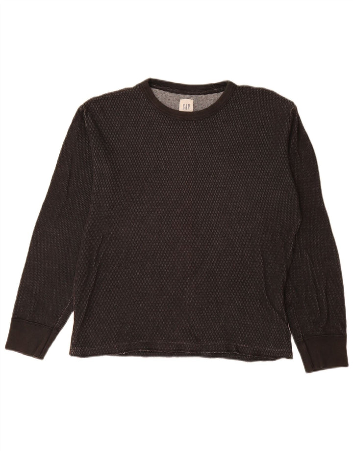 Gap Herren Loose Fit Top Langarm XS Grau Baumwolle