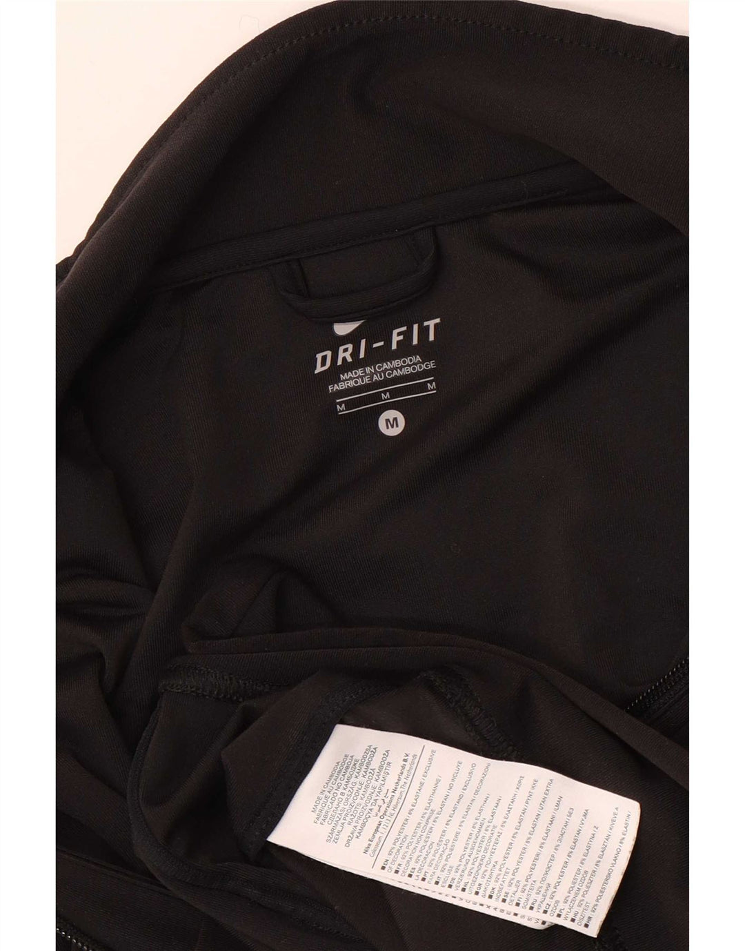 Nike Damen-Trainingsanzugoberteil mit Grafik, Größe UK 14, Mittelschwarz, Polyester