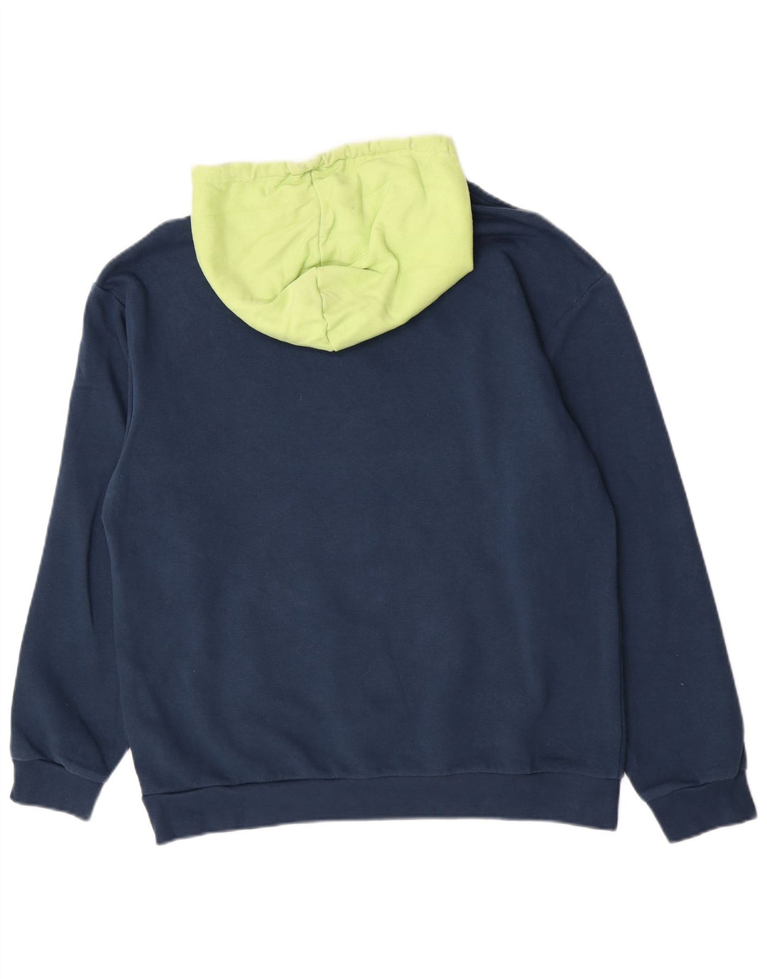 Puma Herren-Kapuzenpullover aus Baumwolle in mittlerem Marineblau mit Blockfarben