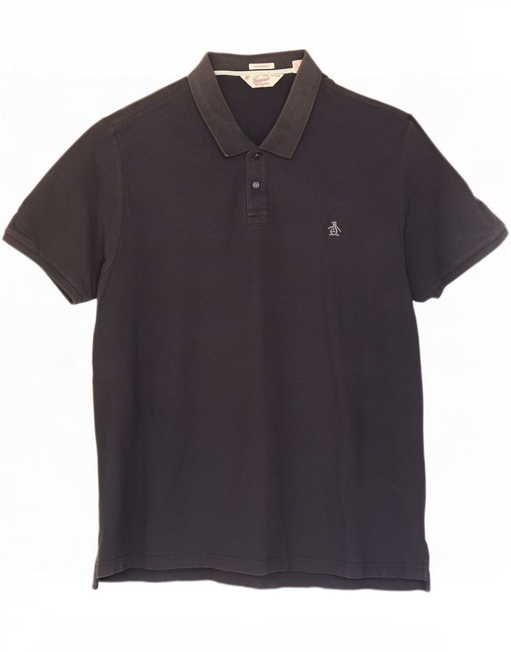 Penguin Herren-Poloshirt mit klassischer Passform, 2XL, Marineblau