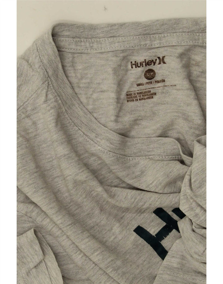 Hurley Herren T-Shirt mit Grafik, Größe S, Grau