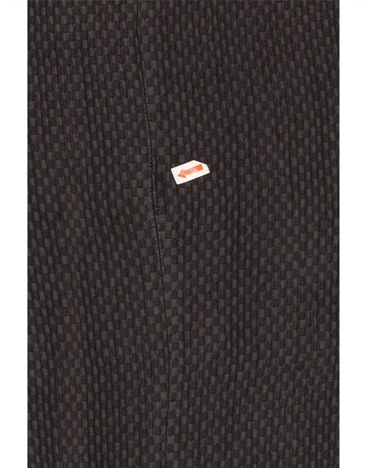 ZARA Womens Top Long Sleeve UK 10 Small Grey Vintage Zara and Second-Hand Zara from Messina Hembry 