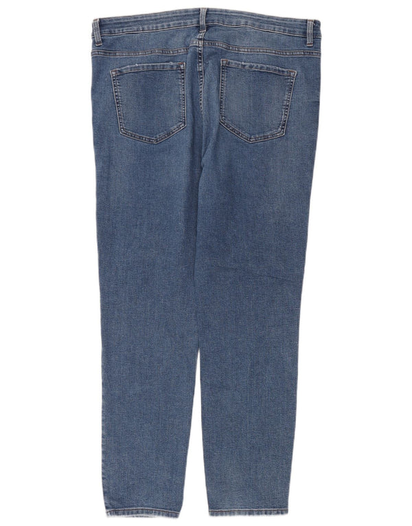 Marks & Spencer Womens The Lily High Waist Slim Jeans UK 18 XL W36 L28 Blue