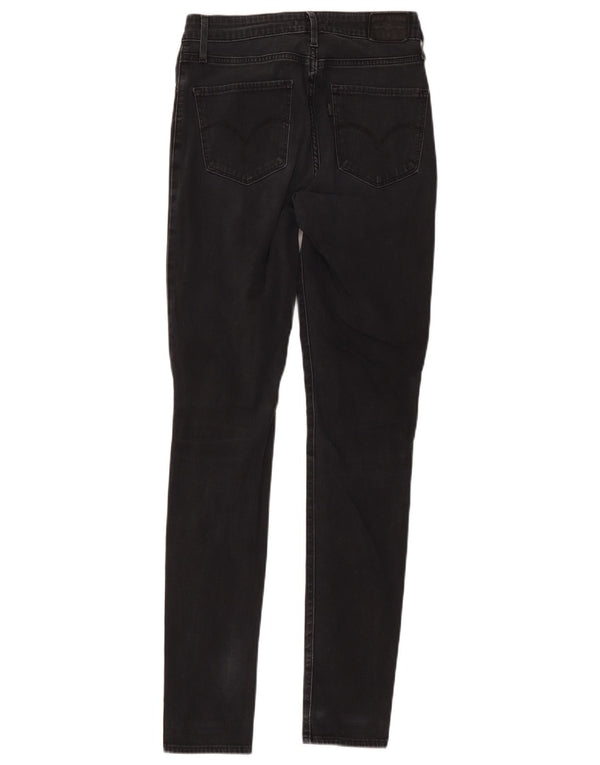 Levi's Damen 721 High Rise Skinny Jeans W28 L31 Schwarz
