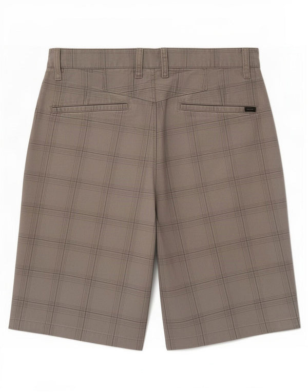 Volcom Herren Chinoshorts Medium W32 Grau kariert