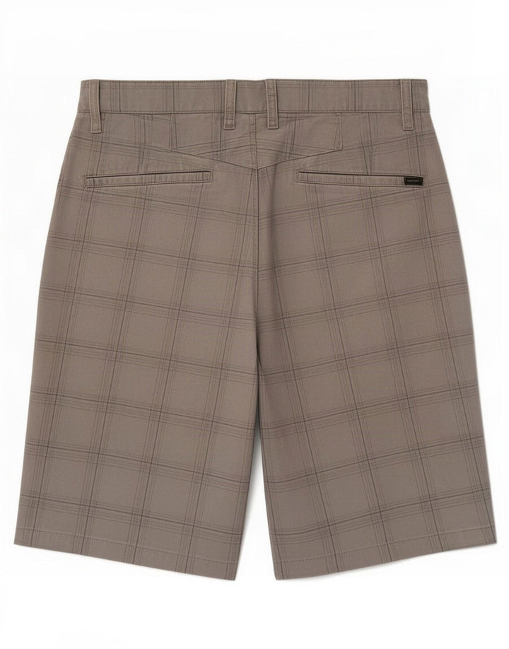 Volcom Herren Chinoshorts Medium W32 Grau kariert