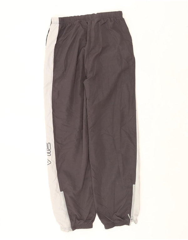 FILA Jungen-Trainingshose mit grafischem Muster, 15–16 Jahre, graues Farbblockdesign