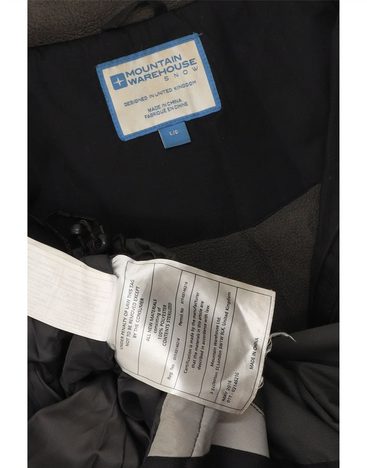 Mountain Warehouse Herren-Windbreaker-Jacke, UK 40, Größe L, Schwarz, Farbblock
