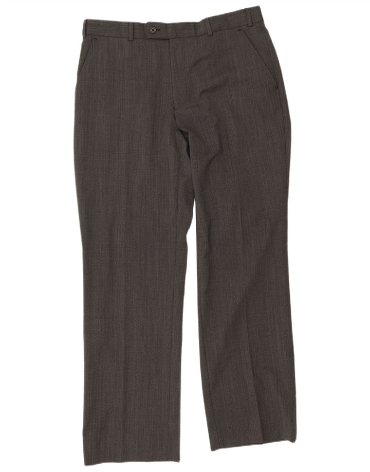 Gerade Anzughose für Herren von Ted Baker, W34, L31, Grau