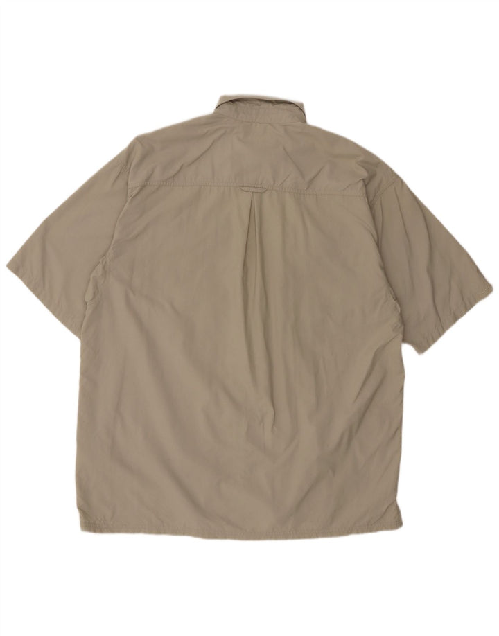Columbia Herren Kurzarmhemd XL Khaki Nylon