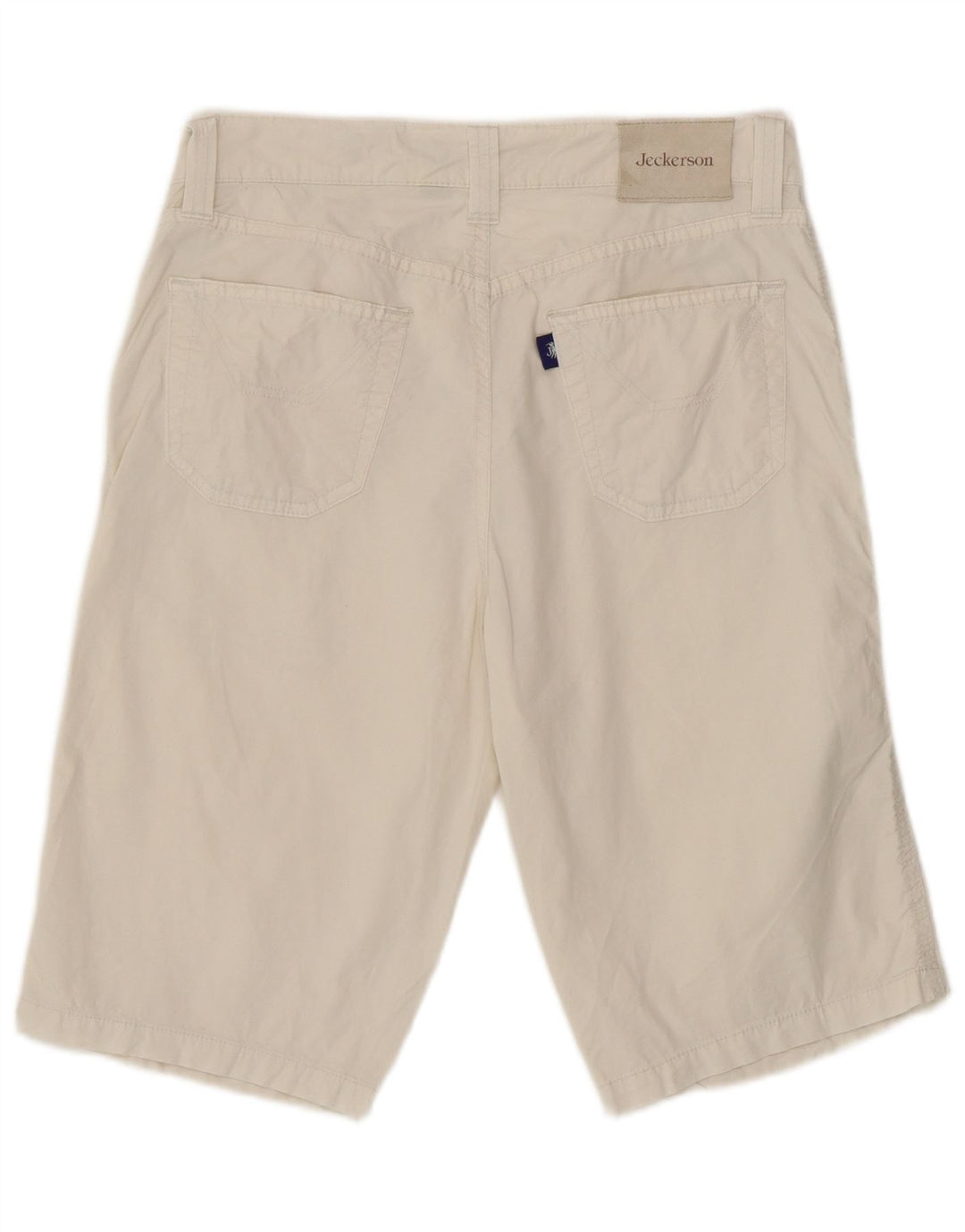 Jeckerson Damen Freizeitshorts W30 mittelweiße Baumwolle