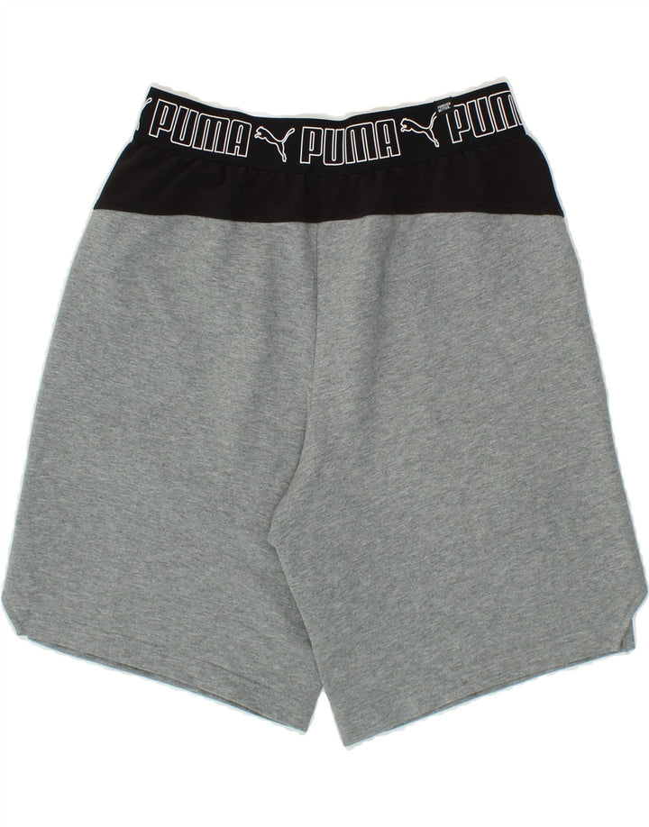 PUMA Mens Graphic Sport Shorts Small  Grey Vintage Puma and Second-Hand Puma from Messina Hembry 